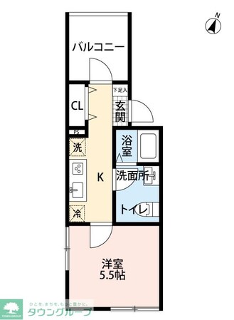 Fleur chiba (フルールチバ)の物件間取画像